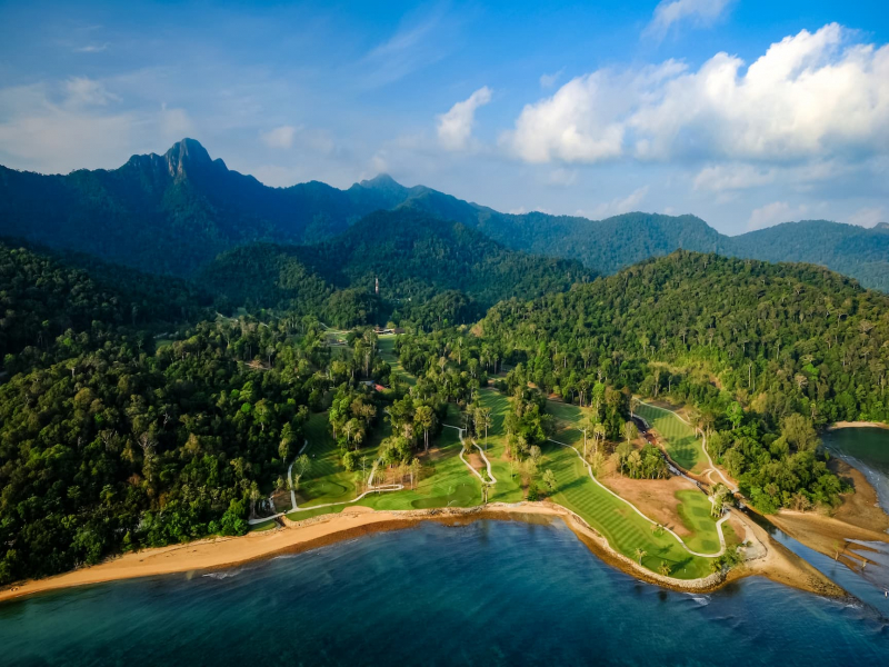 The Els Club Teluk Datai Langkawi top view